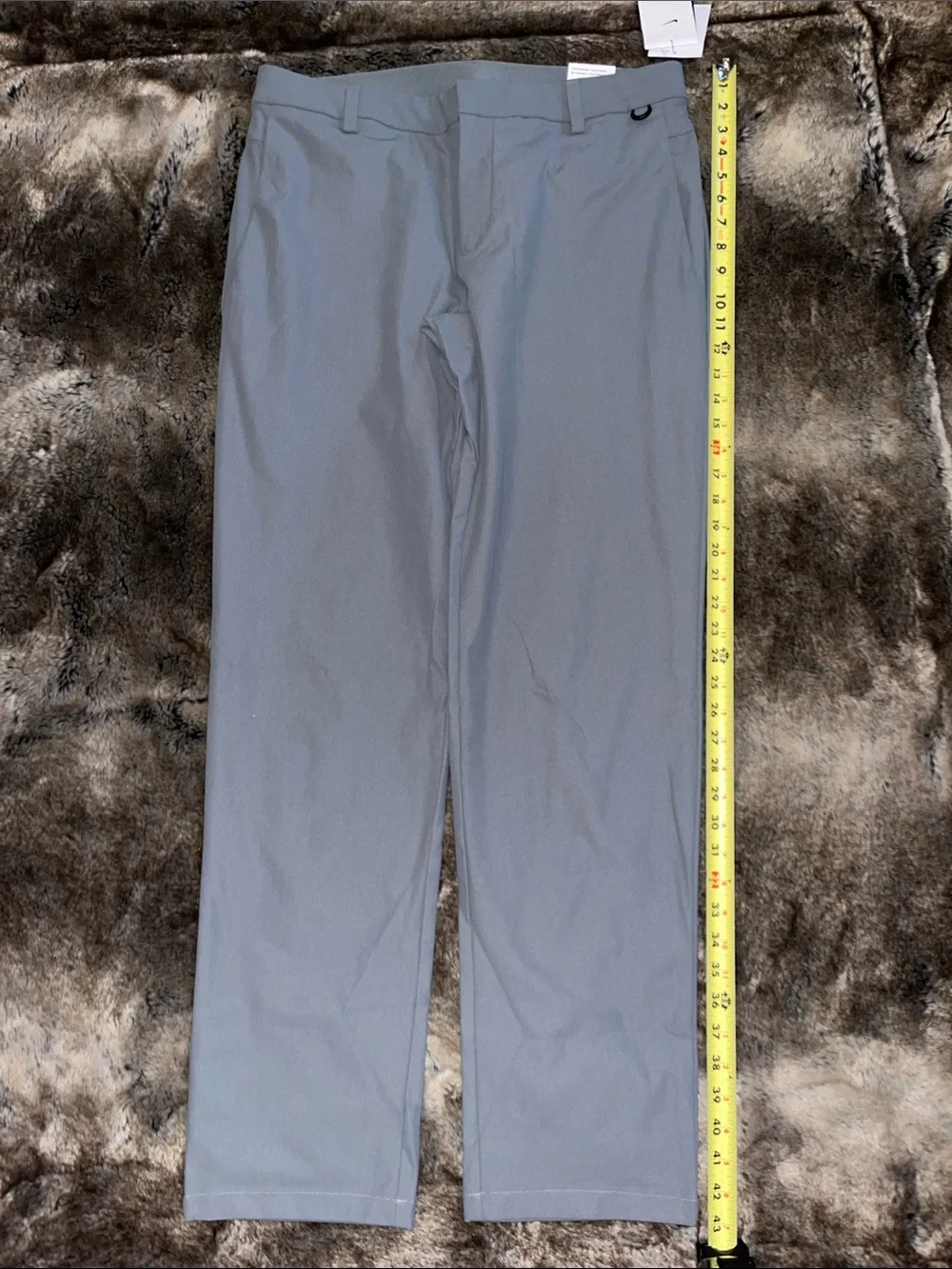 Nike 24.7 Perfect Stretch Pants Mens 34X34  Dri FIT  HQ6930-084 UV Gray $125